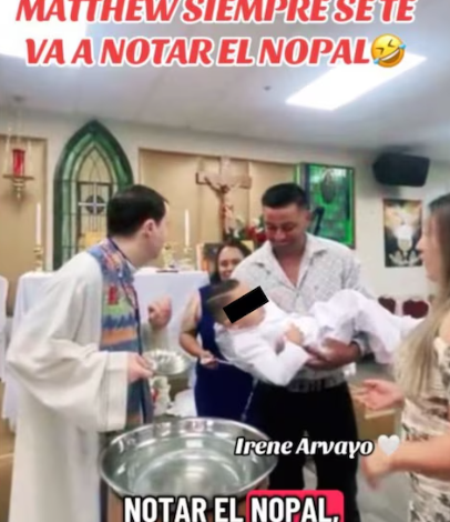 Un vídeo de un bautizo infantil en las redes sociales ha generado controversia. Se mostró a una persona con un nombre de origen anglosajón, sin embargo, sus rasgos físicos no coincidían con el nombre.