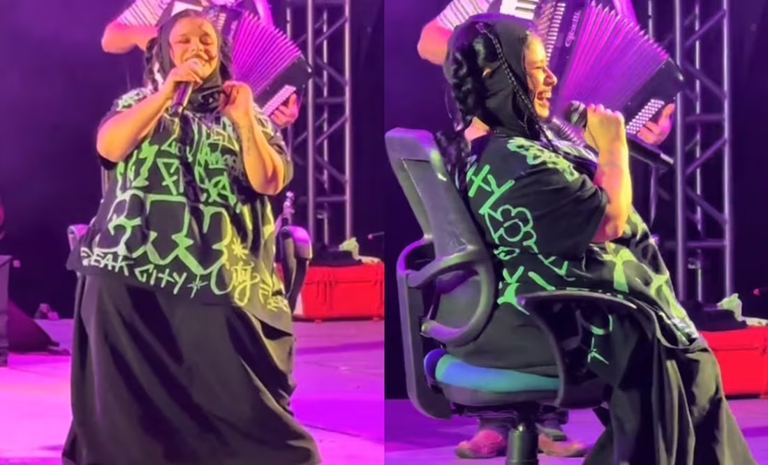 Amandititita canta una canción sentada en el FENAL, despertando comentarios en las redes