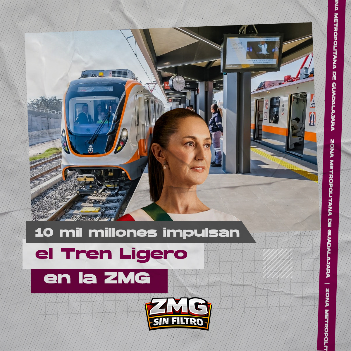 Federal aporta a Línea 4 en Guadalajara; FONADIN apoya avances de Línea 5