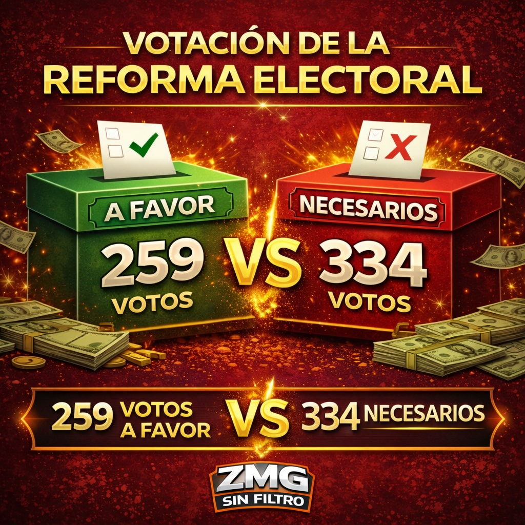 Reforma electoral estancada en Diputados; Sheinbaum lanza “Plan B” con base en la ciudadanía