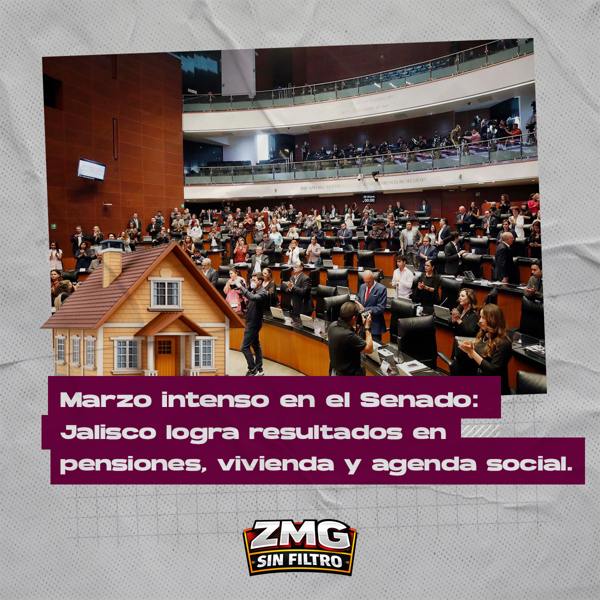 Marzo legislativo: reformas, agenda social y presencia de Jalisco en el Senado