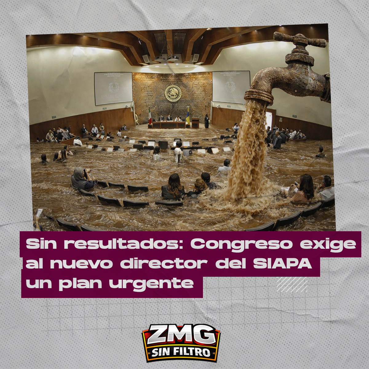 Director SIAPA debe comparecer ante Congreso de Jalisco esta semana