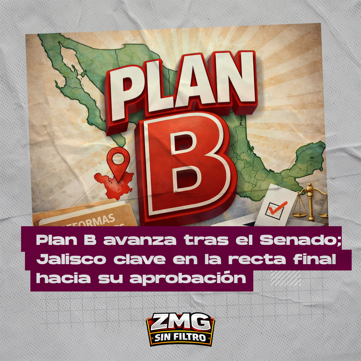 Morena acelera rumbo a 2027 tras aprobación del Plan B en el Senado