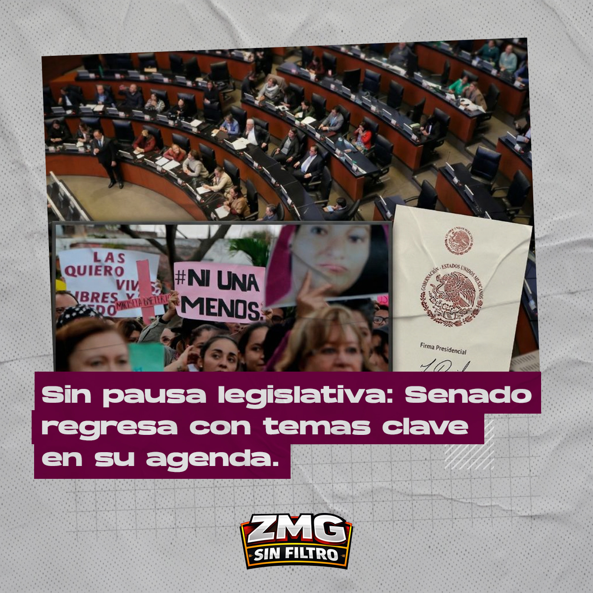 Senado retoma – agenda activa desde el primer dia