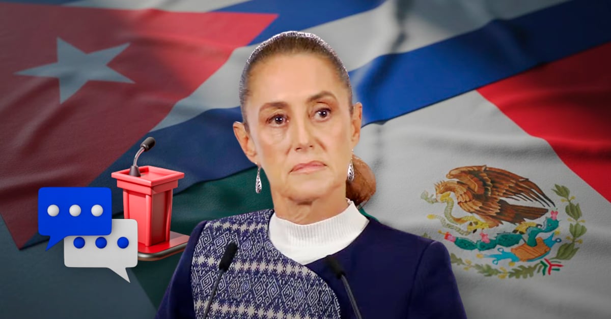 Sheinbaum rechaza intervención en Cuba en cumbre de Barcelona; Ayuso la insulta y Sánchez se disculpa