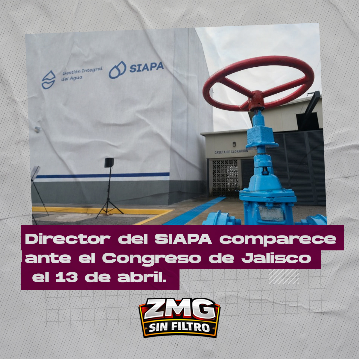 Nuevo director SIAPA comparece ante el Congreso estatal el 13 de abril