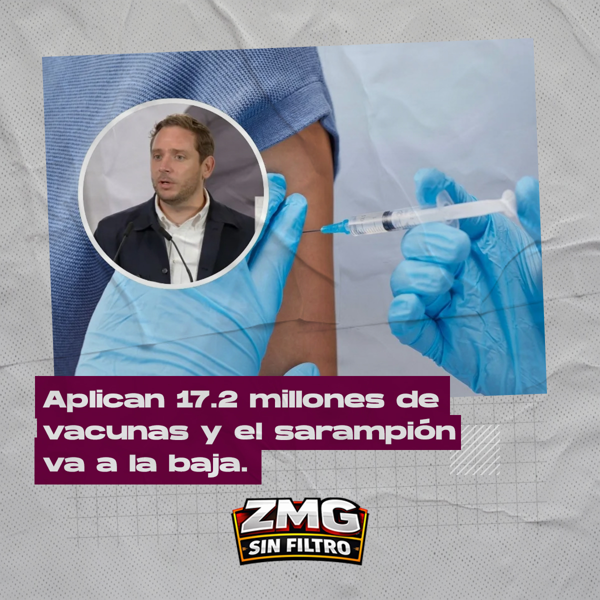 17.2 millones de vacunas – el sarampion cede en Mexico