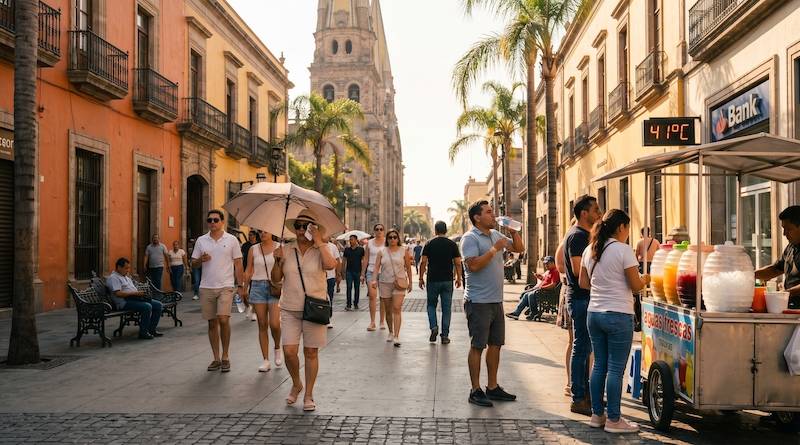 Contrastes climáticos en México: ola de calor extremo en el occidente y lluvias en el noreste
