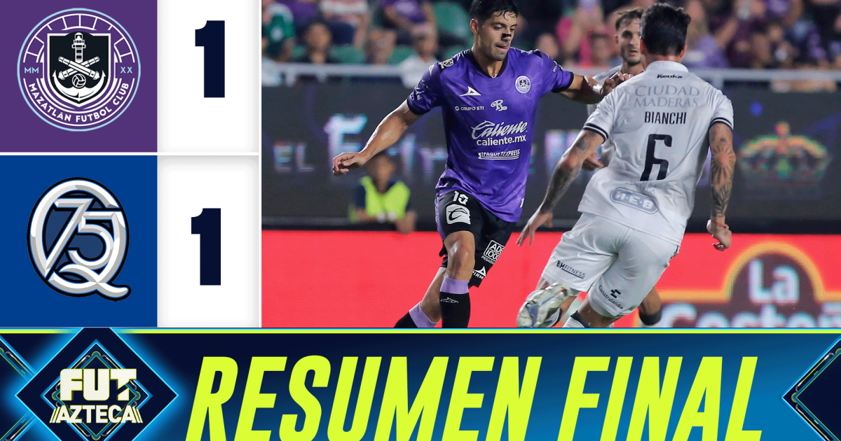 Mazatlán y Querétaro empatan en Liga MX; Atlético de Madrid y Real Sociedad disputan final de Copa del Rey