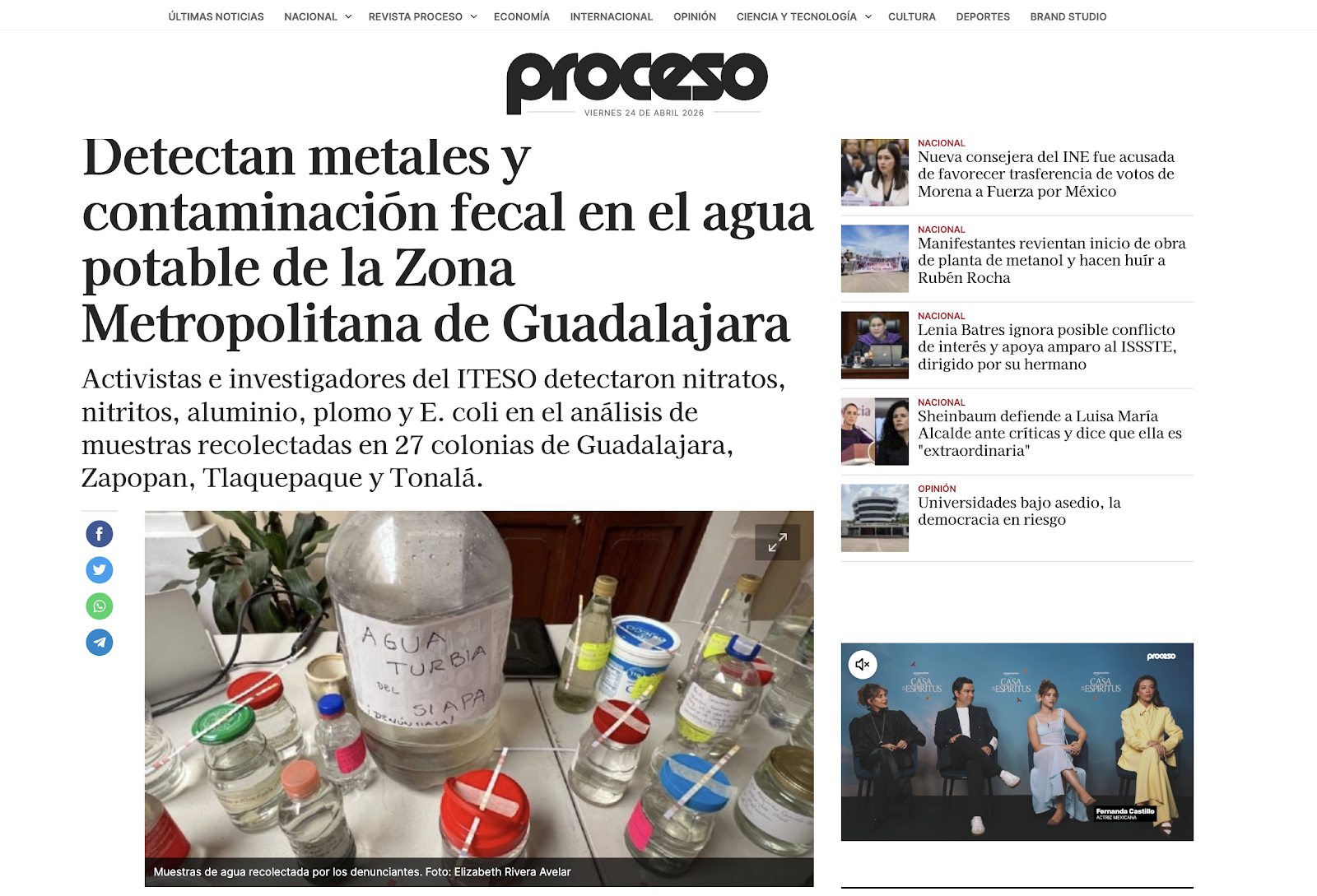 Congreso de Jalisco cierra abril sin citar al director del SIAPA – cuatro semanas de silencio