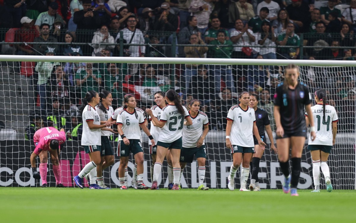 Selección Mexicana Femenil golea 6-0 a Puerto Rico y clasifica al Premundial de Concacaf