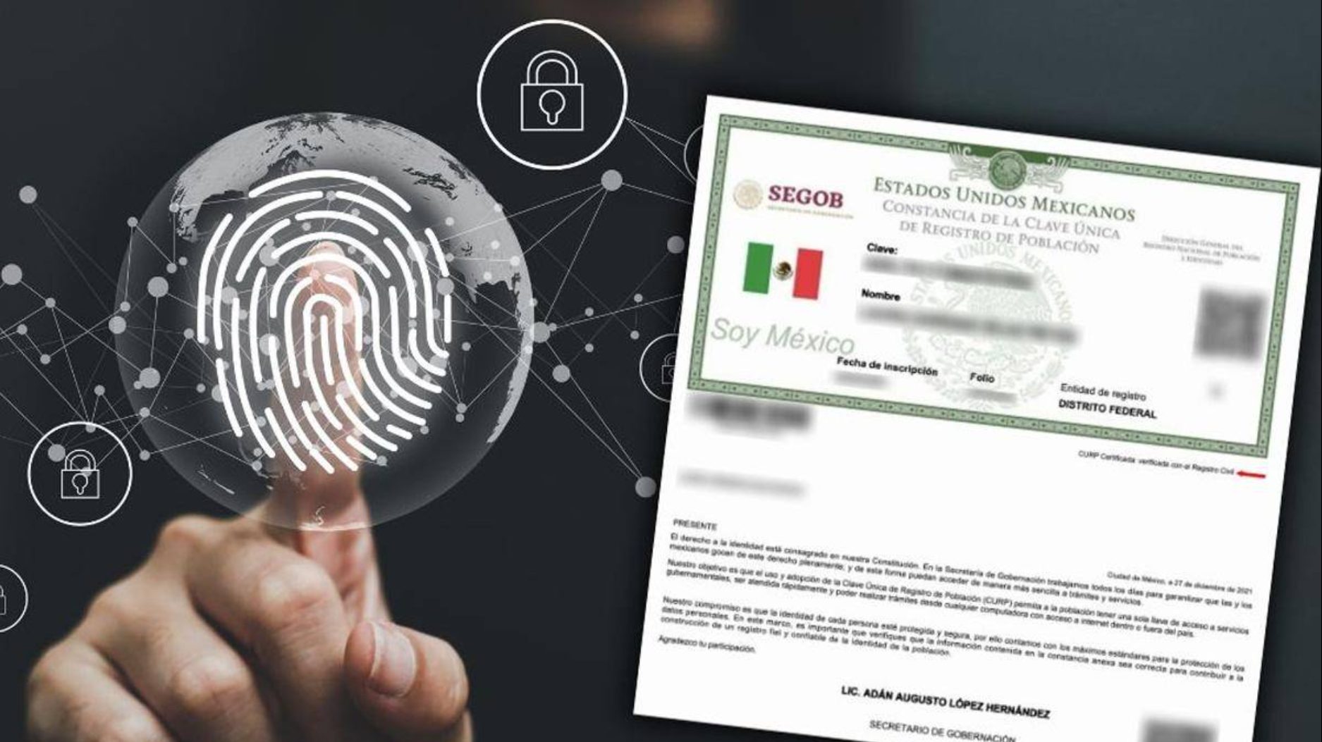 Sin multas ni plazos forzosos: Segob aclara que la CURP Biométrica es gradual y voluntaria durante 2026