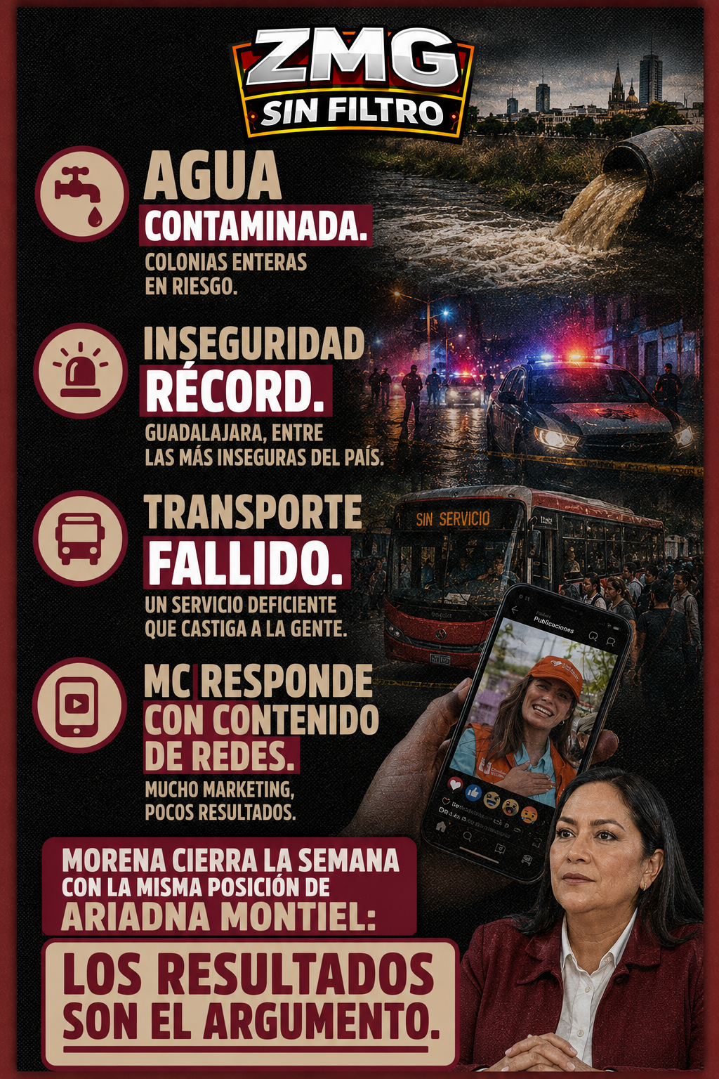Morena cierra con datos que MC no puede rebatir – el contraste es el argumento
