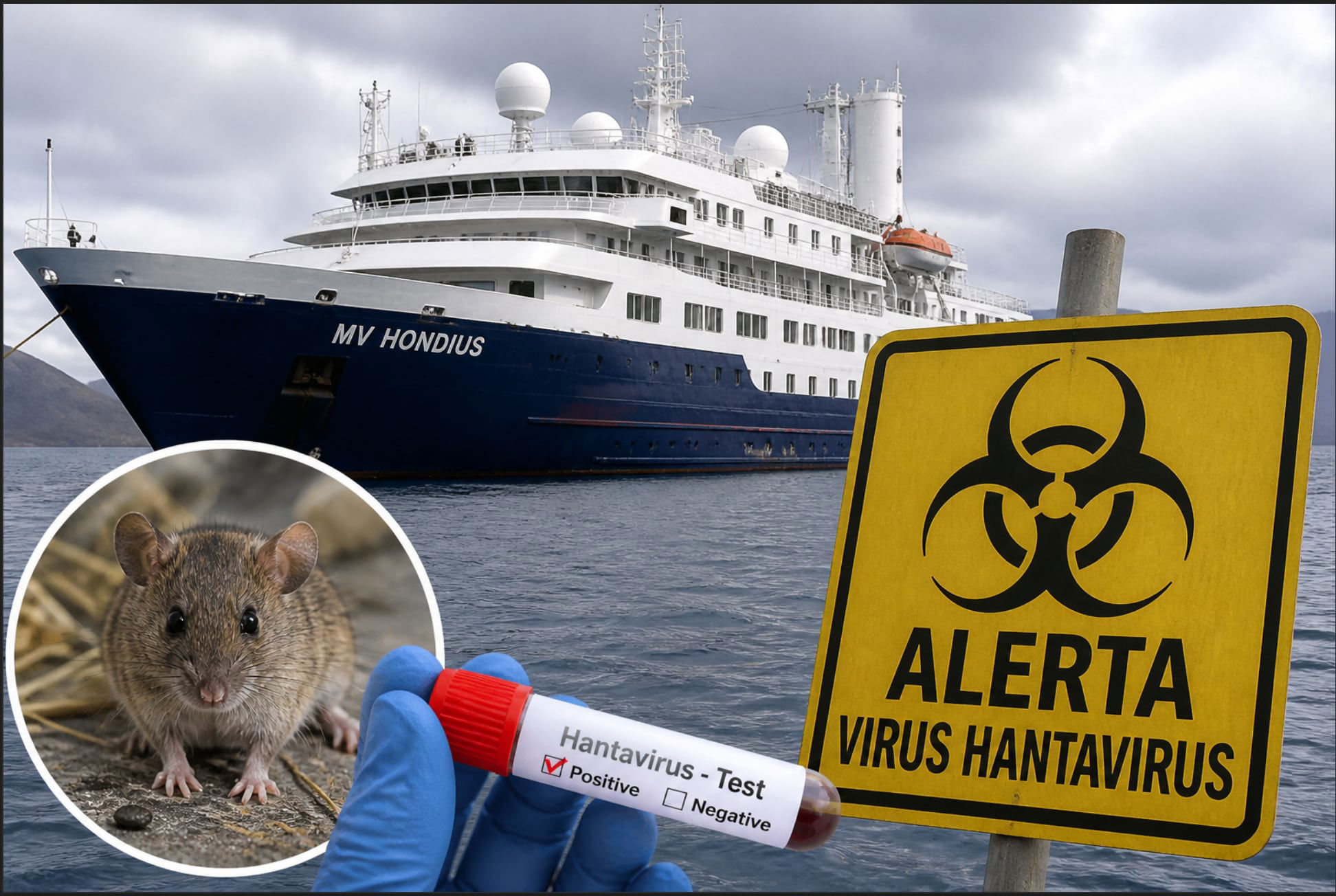 Alerta Sanitaria Global: Vigilancia extrema por brote de hantavirus en crucero
