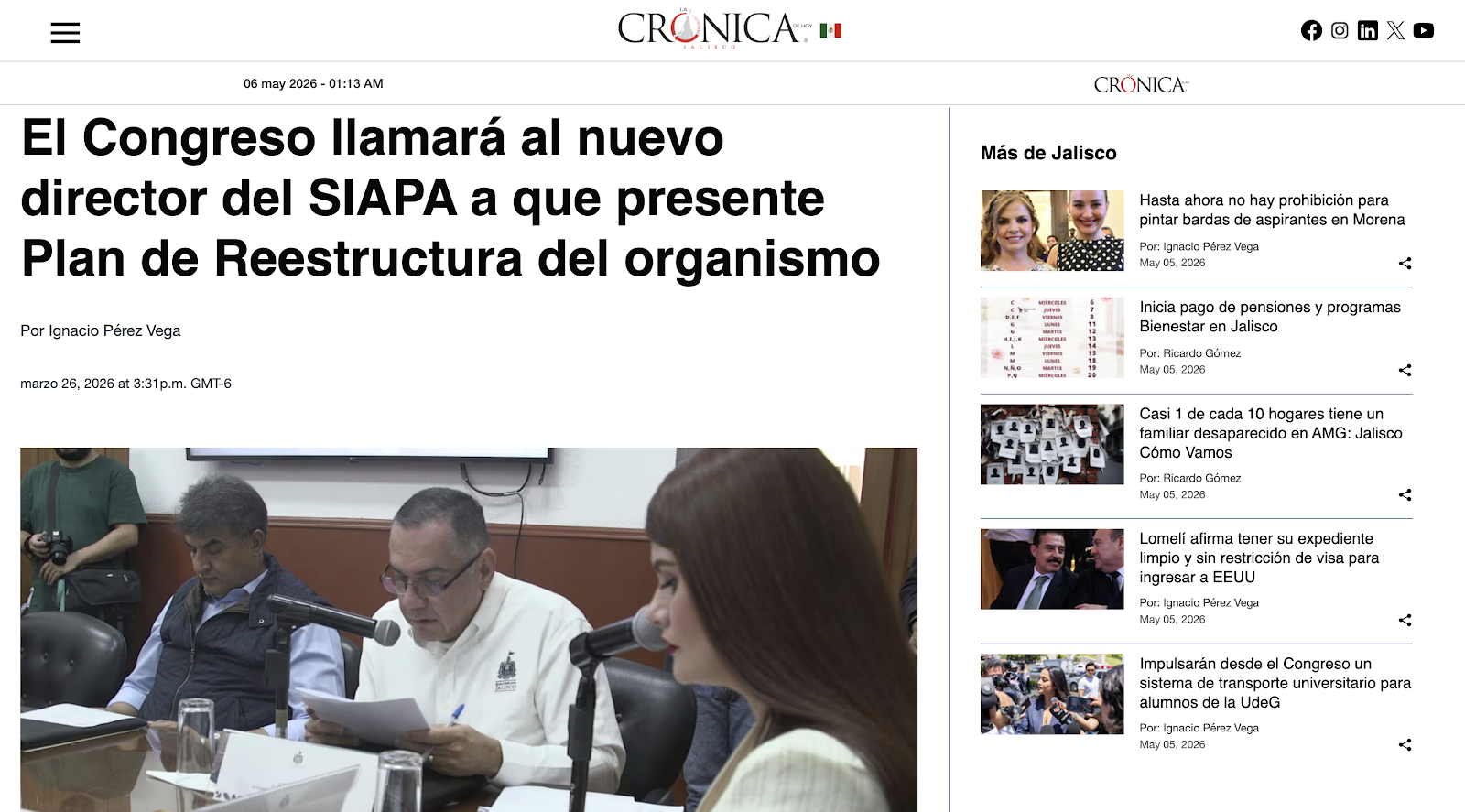 Tres semanas sin respuesta del SIAPA – estiaje avanza y el Mundial se acerca