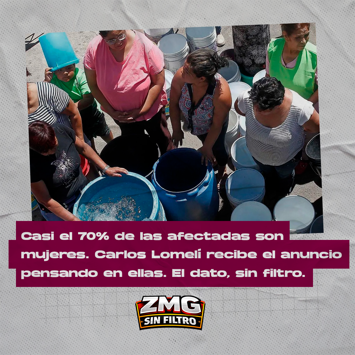 Para ellas — Sujeto del anuncio