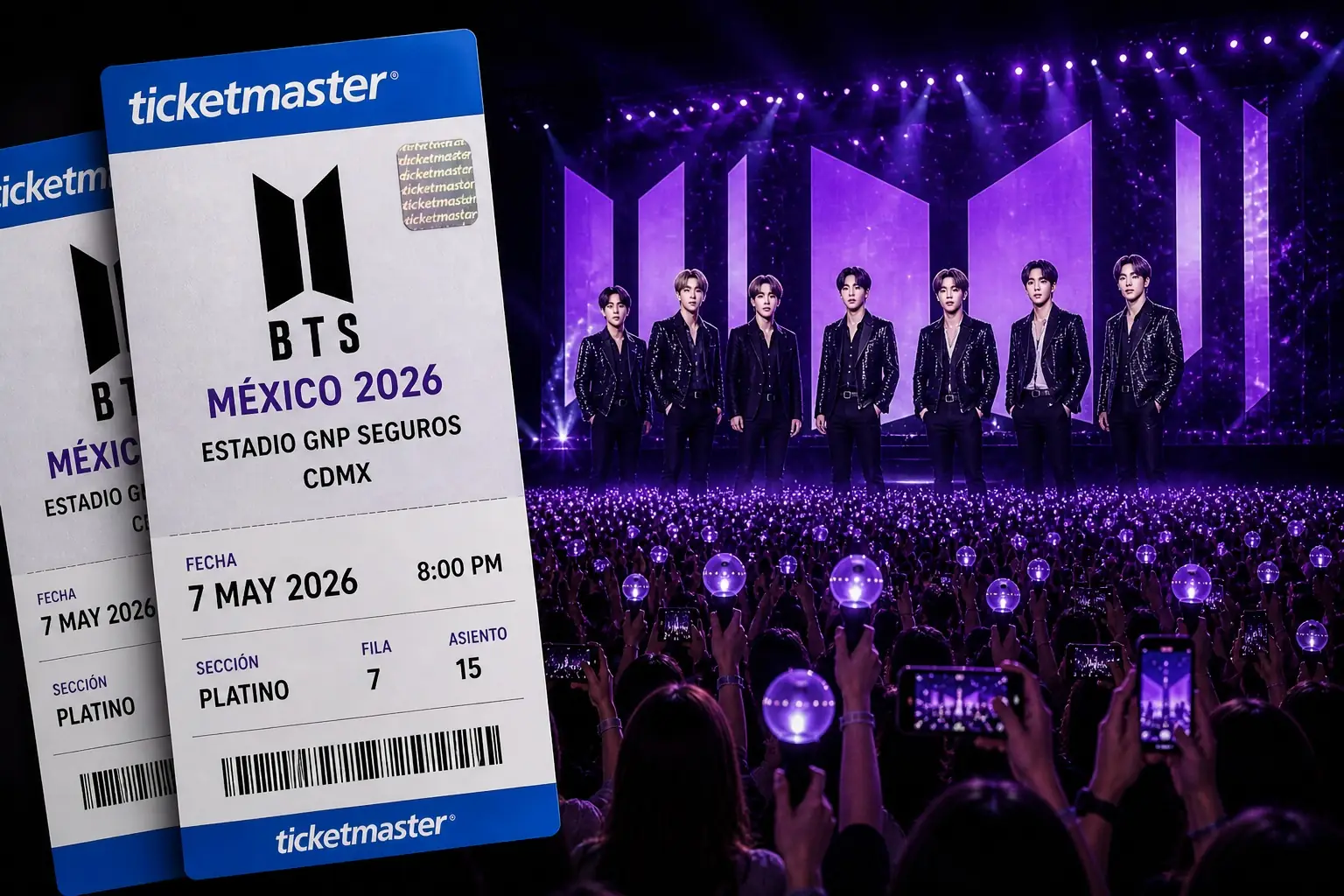 Oportunidad de Oro: Ticketmaster libera boletos de último minuto para BTS en el Estadio GNP