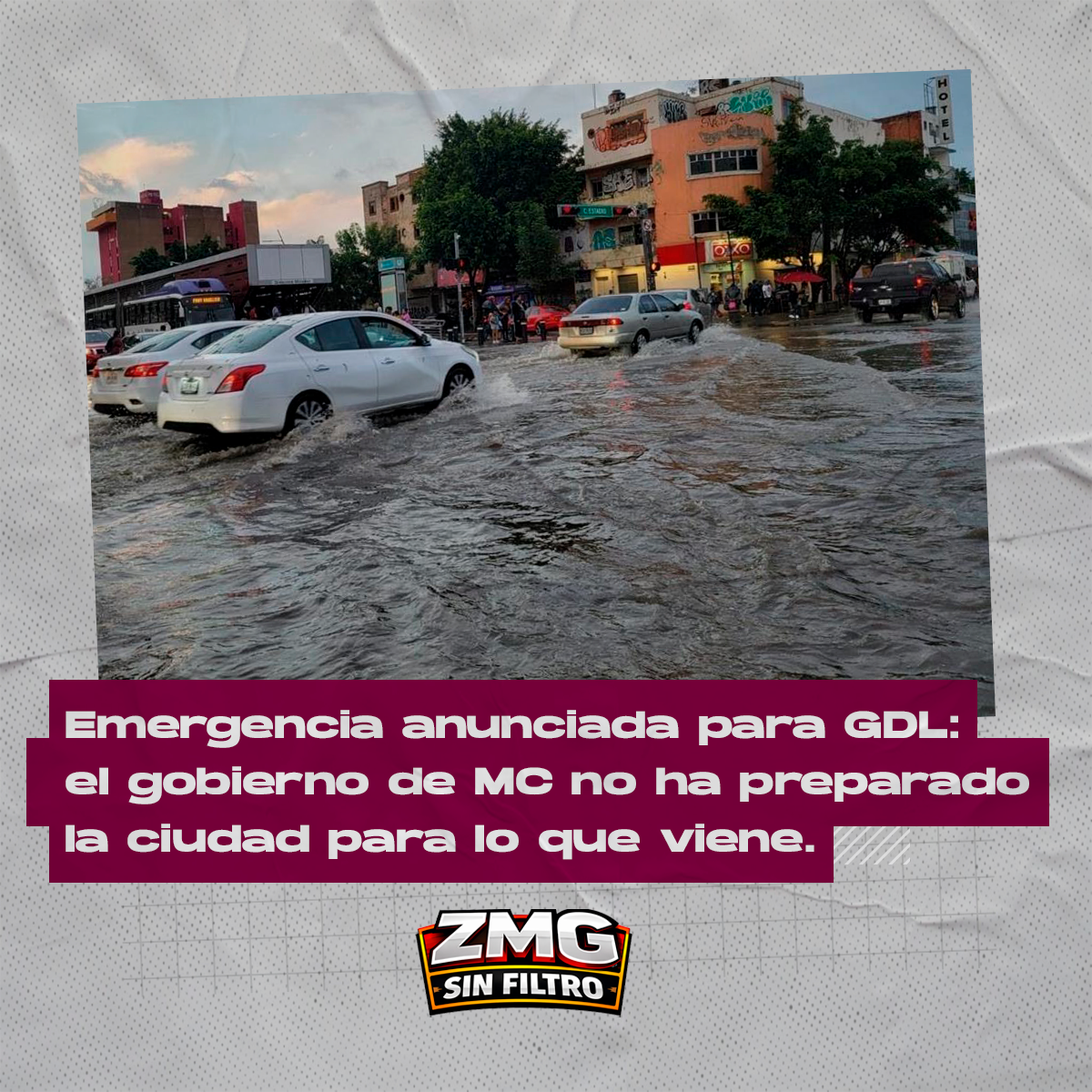Emergencia anunciada para GDL: el gobierno de MC no ha preparado la ciudad para lo que viene