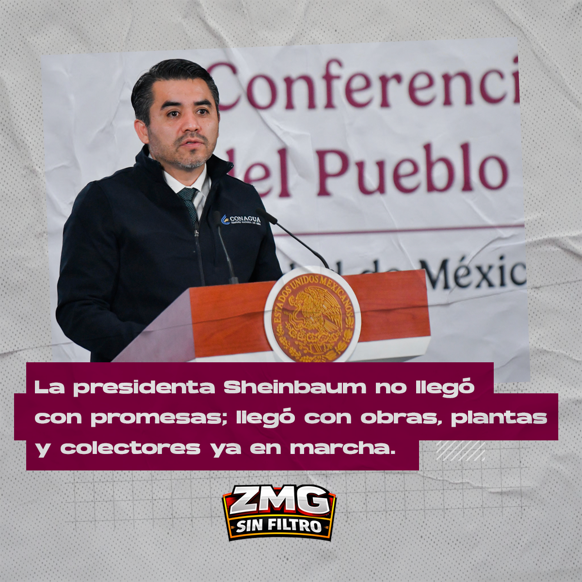 Sheinbaum — Plan, no descubrimiento