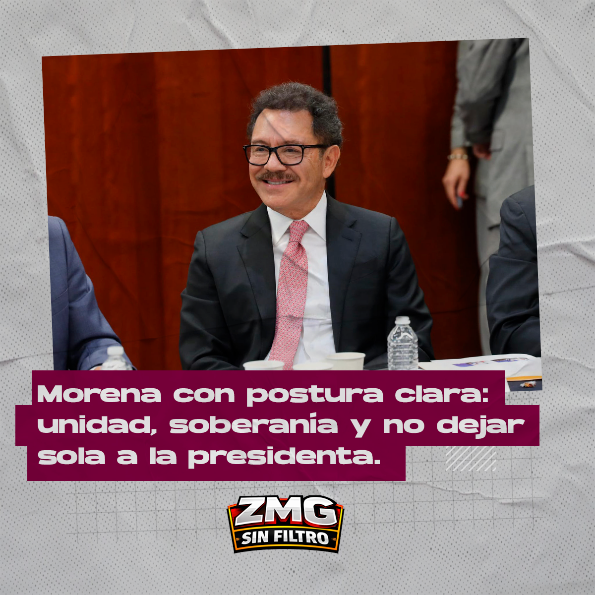 Morena con postura clara: unidad, soberanía y no dejar sola a la presidenta