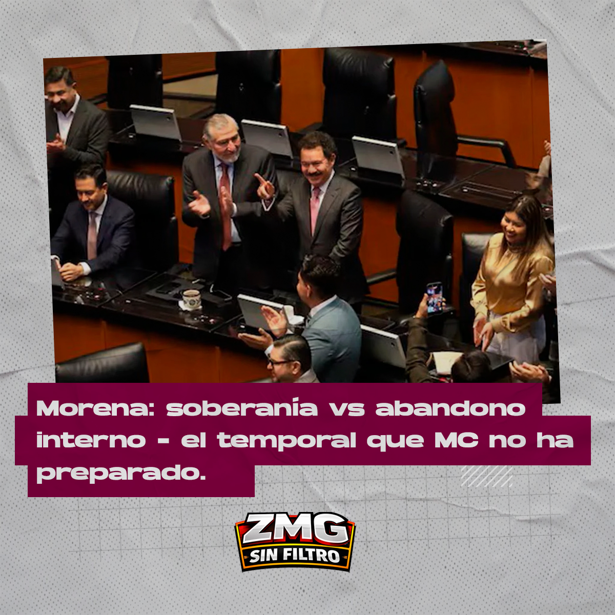 Morena: soberanía vs abandono interno – el temporal que MC no ha preparado