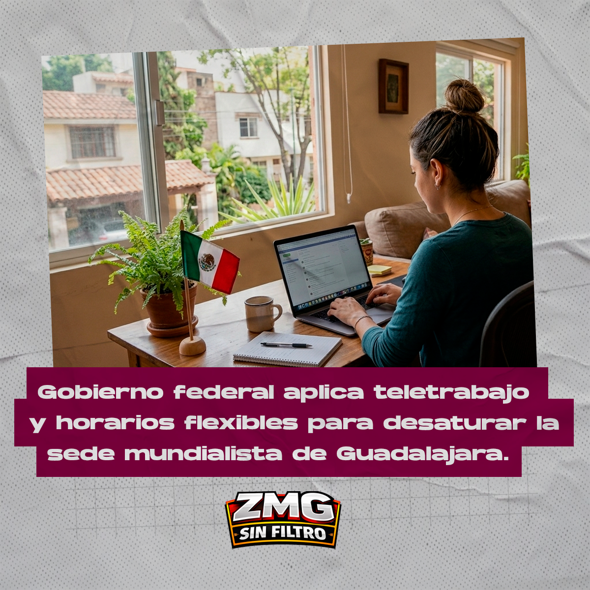 Teletrabajo y horarios flexibles en oficinas federales para descongestionar la…