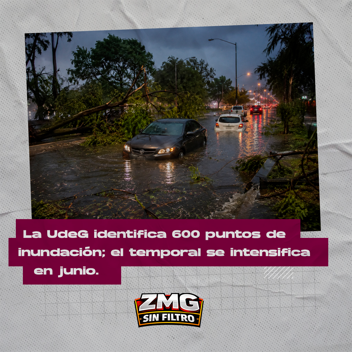 600 puntos de inundación: el dato que define la semana en Guadalajara