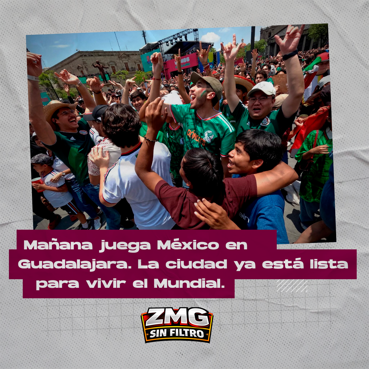 Mañana, México vs Corea del Sur en el Estadio Guadalajara