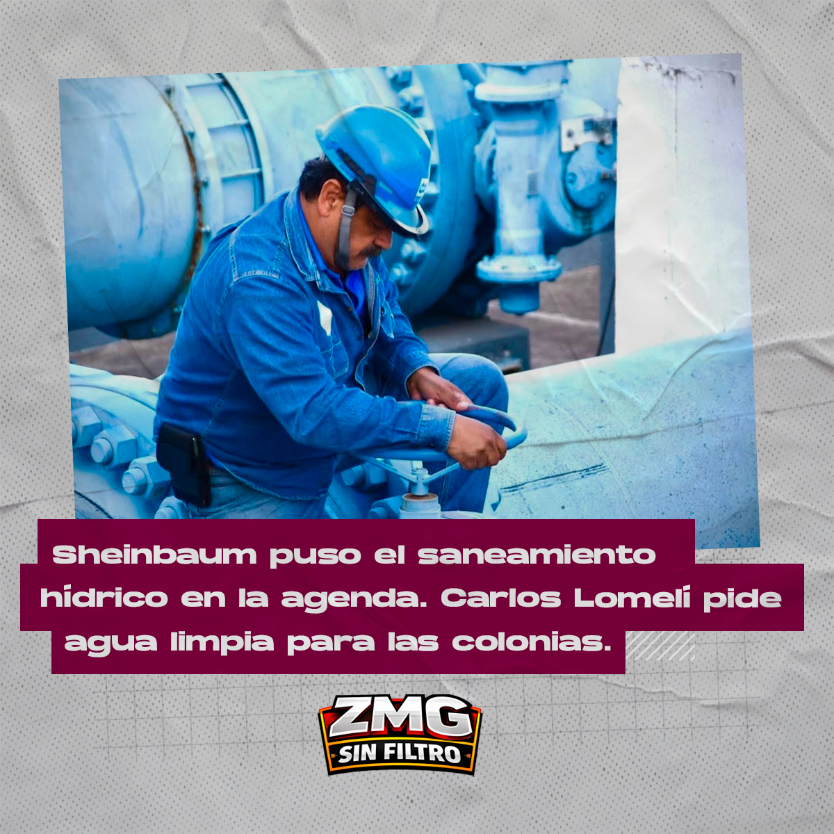 Sheinbaum puso el saneamiento hídrico en la agenda federal. En GDL, el Dr. Carlos Lomelí advierte que debe traducirse en agua limpia, SIAPA respondiendo y colonias atendidas.