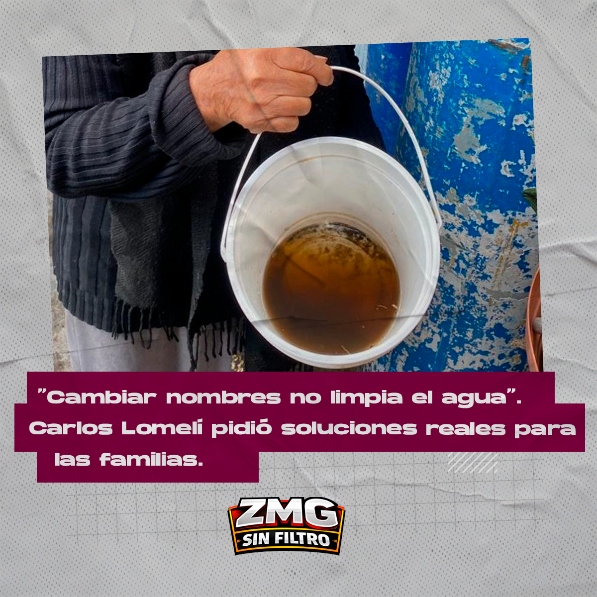 Cambiar nombres no limpia el agua