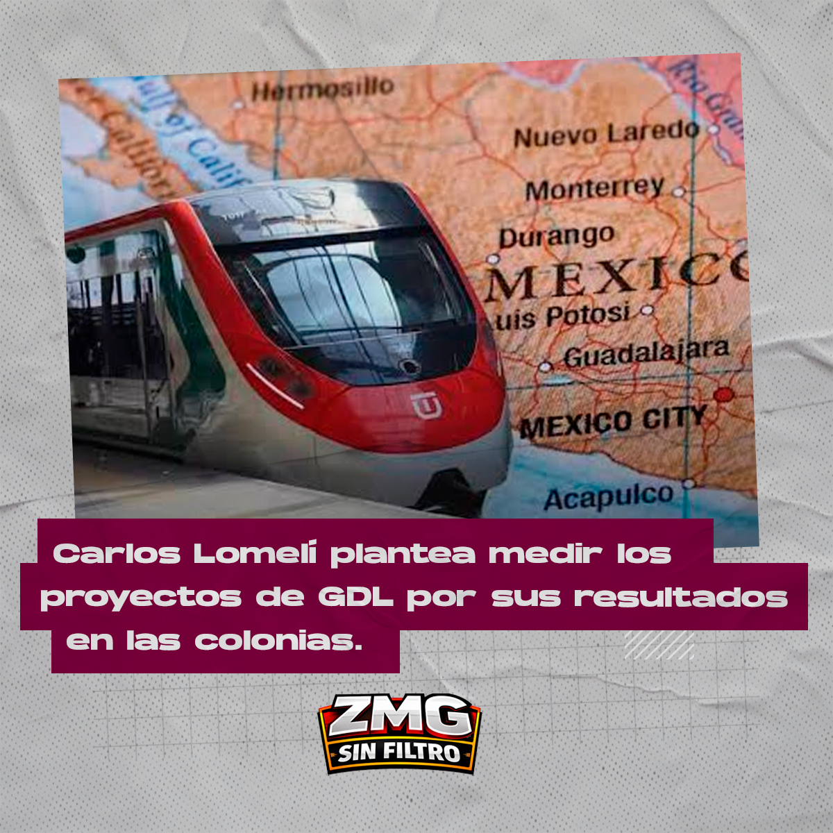 La obra se prueba abajo