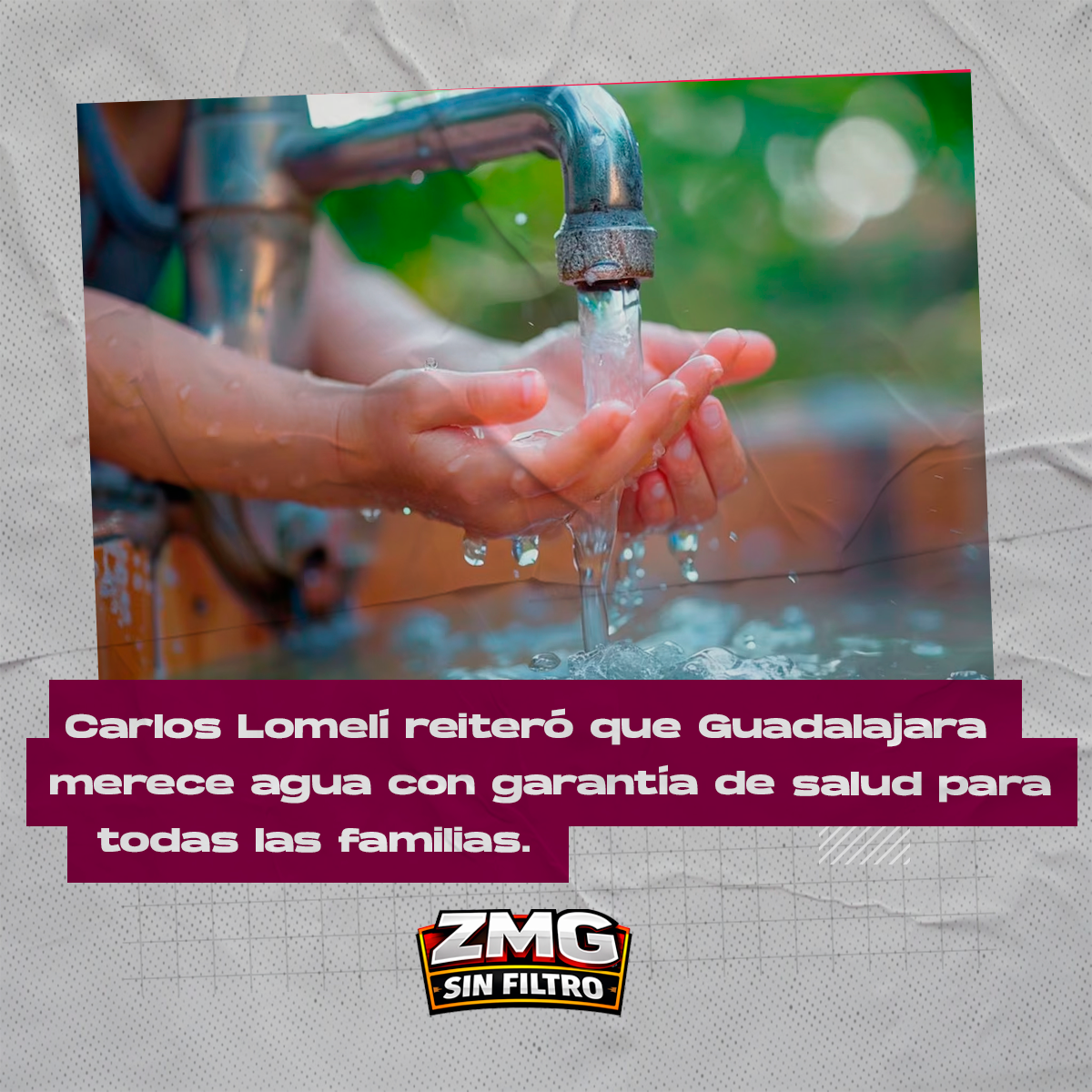 Agua con garantía de salud