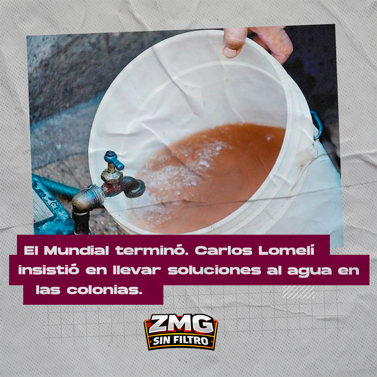 El Mundial terminó; el problema del agua sigue