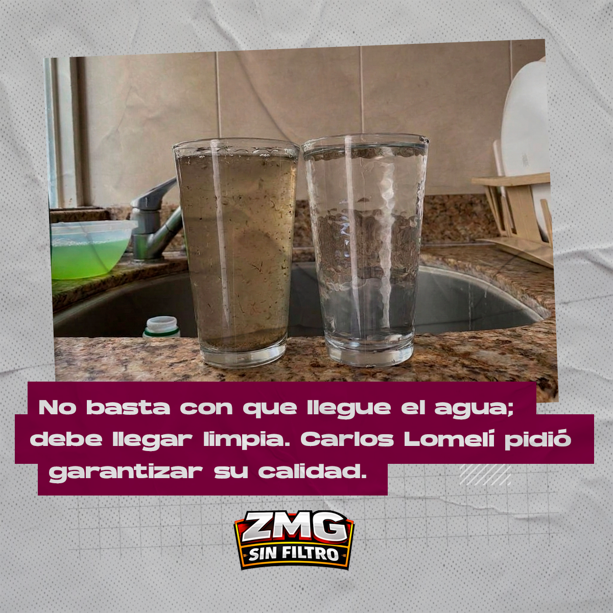 Agua limpia con garantía de salud