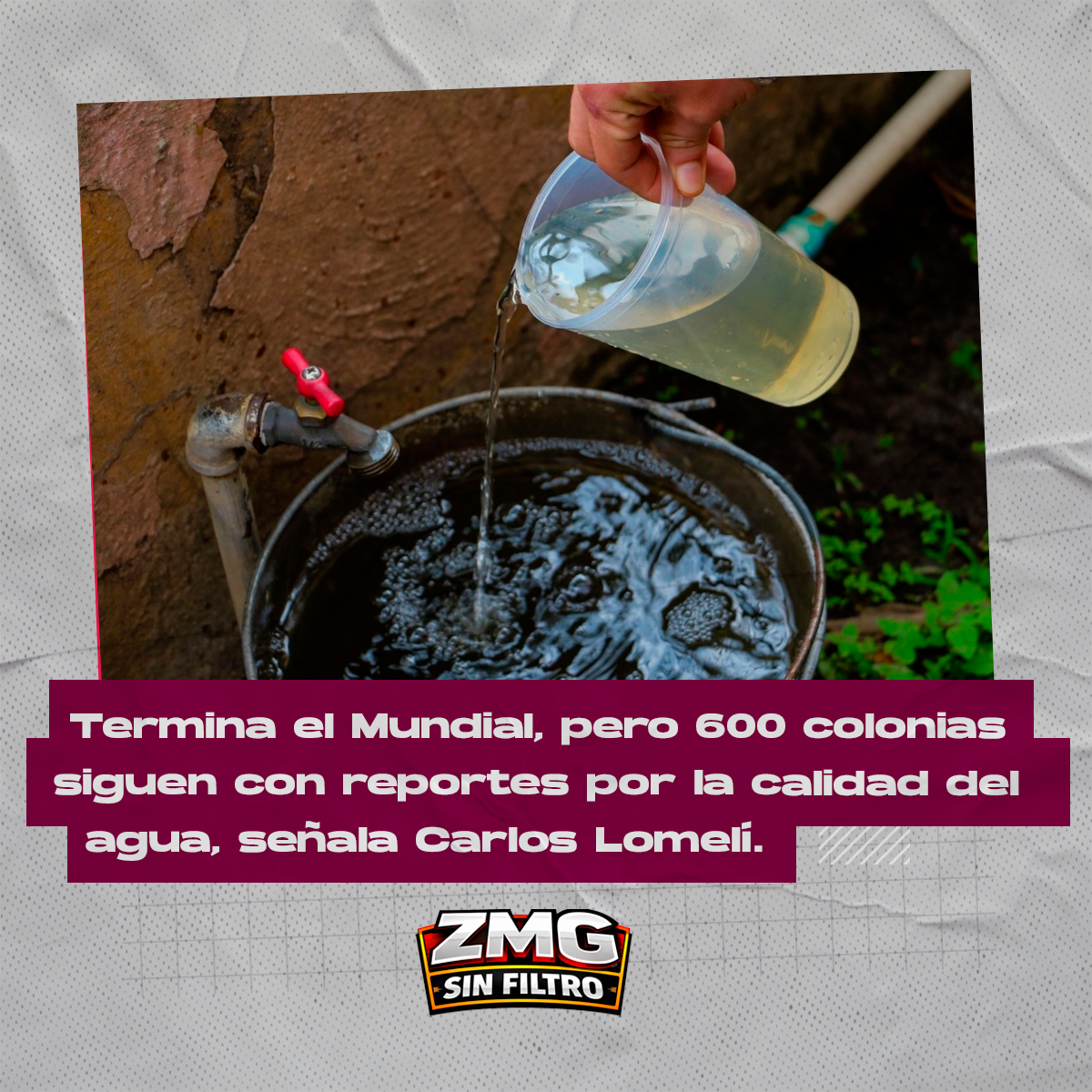 Cambiar nombres no limpia el agua