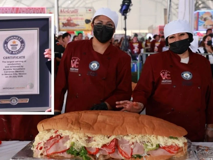 Venustiano Carranza rompe récord Guinness con la torta más grande del mundo