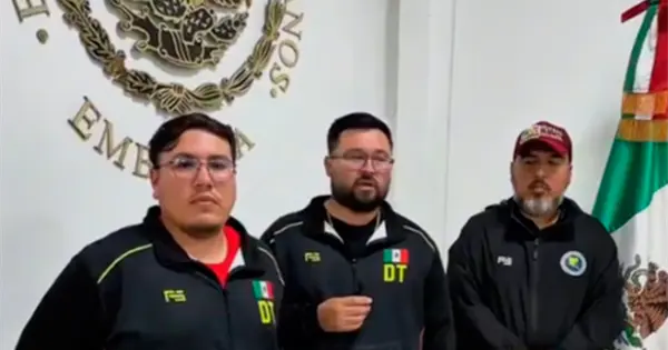 SRE concluye exitoso operativo de repatriación: atletas juveniles regresan a casa tras sismo en Colombia